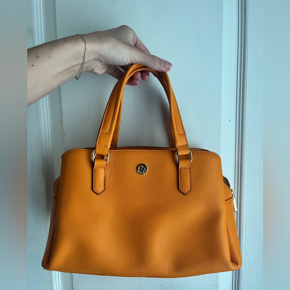 Ora Delphine Elegant orange  Satchel Bag with Timeless Design